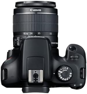 Canon EOS Rebel T100  4000D Cámara DSLR con lente de 0.709-2.165 in, lente Canon EF 2.953-11.811 in, tarjeta de memoria de 64GB, kit de filtro de