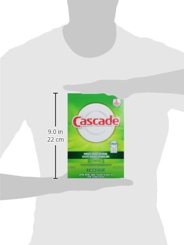 Cascade Detergente en polvo para lavavajillas, aroma fresco, 45 onzas