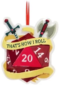 Adornos personalizados de mazmorras y dragones 2024 para árbol de Navidad  Adornos de Navidad DND, adorno D20, adorno de mesa para jugadores, adorno