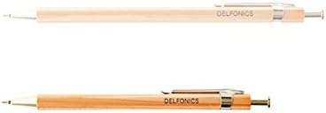 Delfonics Bolígrafo de madera 0.028 in MINI Plata BP16
