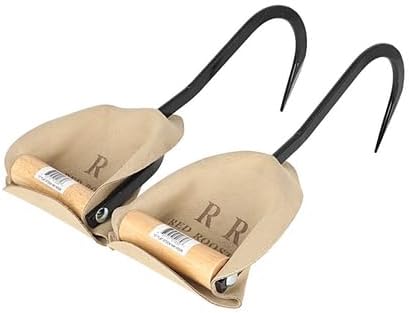 Red Rooster Deluxe – Ganchos para heno con protectores de piel, 12.0in, acero plano