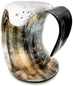 ‘s Vikings Valhalla Cup Cuerno para beber 16 onzas fluidas Jarra Auténtica Medieval Inspirada Nórdico Taza para beber cerveza vino mead ale Vikings