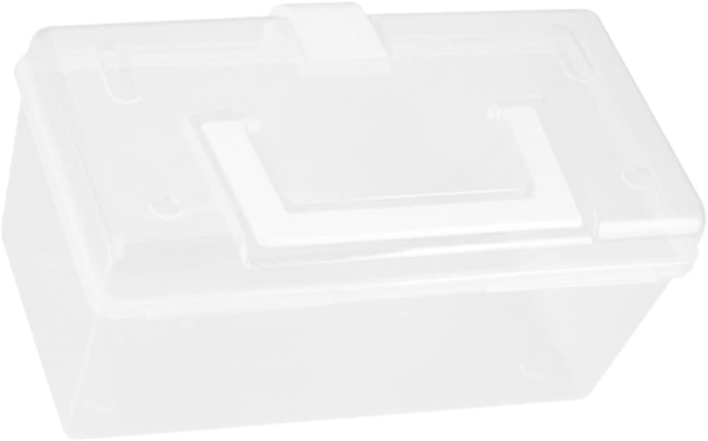 TIDTALEO Caja Mini Caja de Medicina Cajas de Almacenamiento de Plástico Contenedor Transparente Caja de Medicamentos Recipiente de Primeros Auxilios