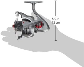 Quantum Optix – Carrete de pesca giratorio, 4 rodamientos (3 + embrague), antirretroceso con engranajes suaves y alineados con precisión, embalaje