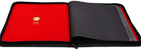Dex Protection Carpeta acolchada para tarjetas con cremallera, 12 unidades, almacena 480 tarjetas de juego, incluye 20 páginas laterales para