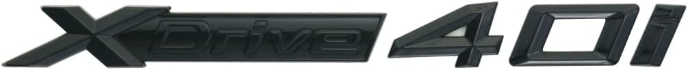 XDrive 40i X Drive 4.0i – Adhesivo adhesivo de repuesto para autos XDrive40i (negro brillante), X1AQA-30