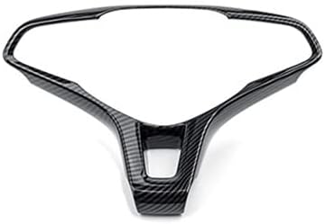 Funda de volante de fibra de carbono compatible con accesorios Genesis GV70