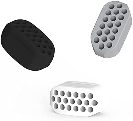 2 unidades de generación de mandíbula ejercitadora de bola de silicona de grado alimenticio, dispositivo de masticación de silicona para ejercicio,