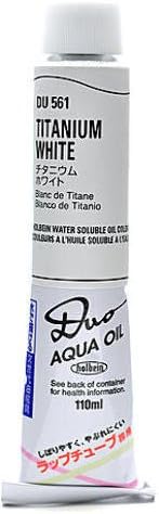 Holbein Duo Aqua Artist Aceite Color (Titanio Blanco) – 3.7 fl oz 1 piezas sku# 1846068MA