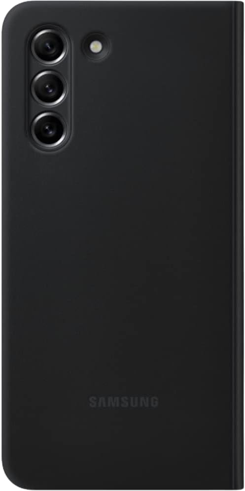SAMSUNG Electronics EF-ZG990CBEGEW – Carcasa para Galaxy S21 FE Smart Clear View, color grafito, talla única