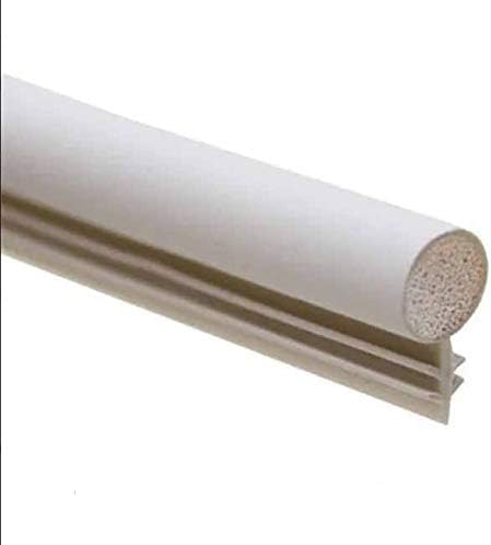 Bombilla de sellado de burlete de ventana de 14 de pulgada (llena de espuma) blanco brillante (100 pies)