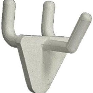 Azar 800071-WHT – Gancho de plástico de 1 pulgada, paquete de 50 Azar 800071-WHT – Gancho de plástico de 1 pulgada, paquete de 50