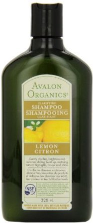 Avalon orgánico limón champú, botellas de 11ounce (paquete de 2)