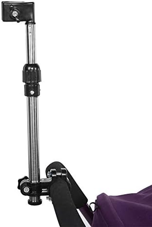 Soporte para barra de paraguas de bicicleta, soporte de marco de paraguas para silla de ruedas, soporte ajustable para paraguas para bicicleta,