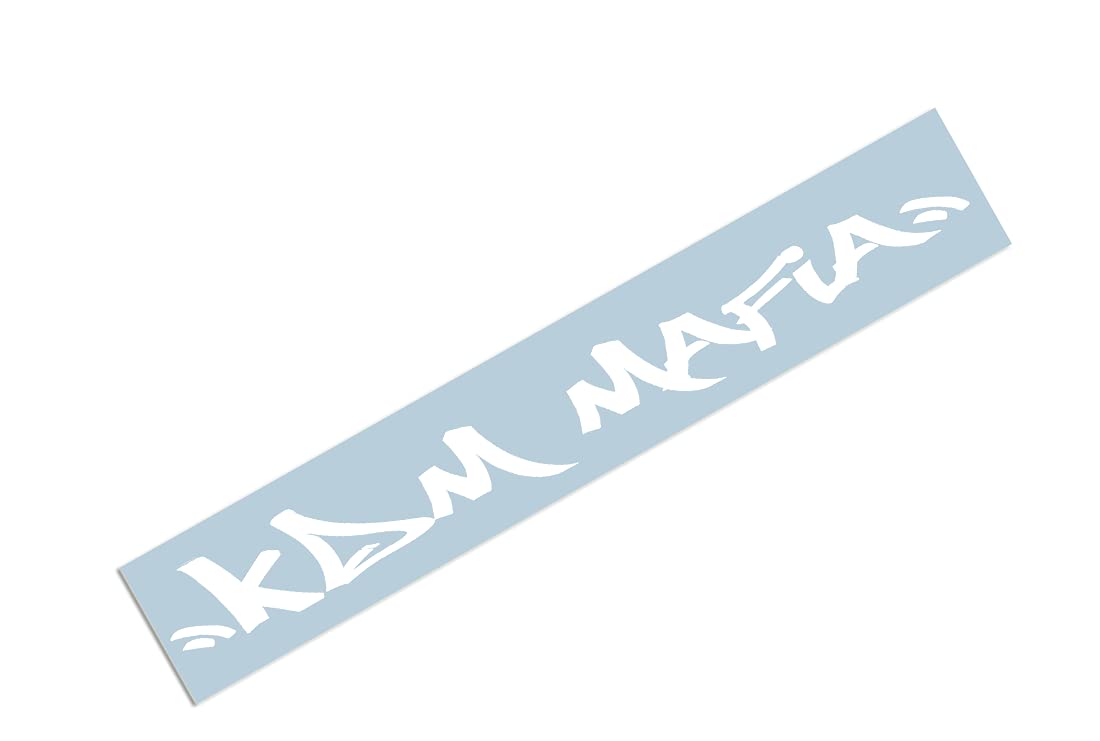 KDM Mafia Windshield Banner Vinyl Window Decal Sticker (Vinyl, 23″ x 2.7″)
