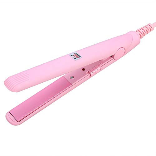 2 en 1 Mini plancha de pelo 4 colores cerámica turmalina ajuste temperatura temperatura belleza plancha plana calefacción rizador para peinar el