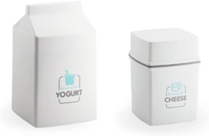 Roichen – Juego de máquina de yogur y queso, 3 colores (blanco)