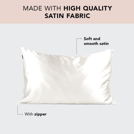 Kitsch Juego de funda de almohada de satén y rizado sin calor satinado con descuento