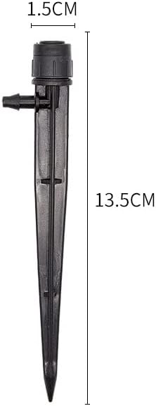 HOUSON 50 emisores de piezas de riego por goteo, sistema de emisores de riego por goteo, sistema de riego ajustable de 360 grados, goteros de flujo