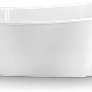 Sax – Bañera de drenaje reversible independiente de 5 pies, color blanco Sax – Bañera de drenaje reversible independiente de 5 pies, color blanco