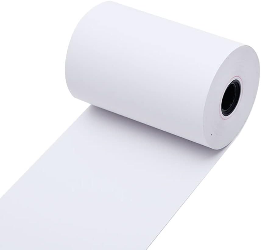 (5 rollos) 3 18 “x 119′ Caja registradora térmica POS Recibo Rollo de papel libre de BPA para First Data Fd100 Fd200 Fd300 Hypercom T77 –