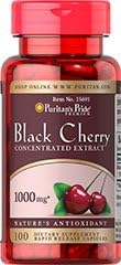 Puritan’s Pride Cereza Negra 1000 mg – 300 Cápsulas Paquete de 3 Hecho en Estados Unidos