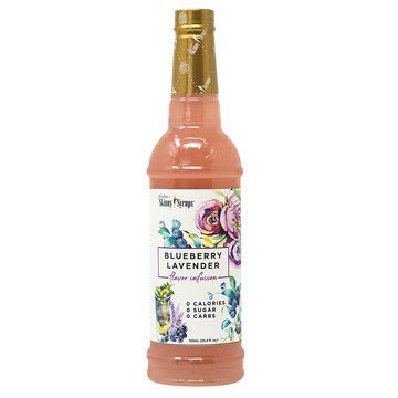Jordans Skinny Jarabes  Lavanda de arándanos sin azúcar  Sin gluten  Keto  Kosher  Fabricado en los Estados Unidos