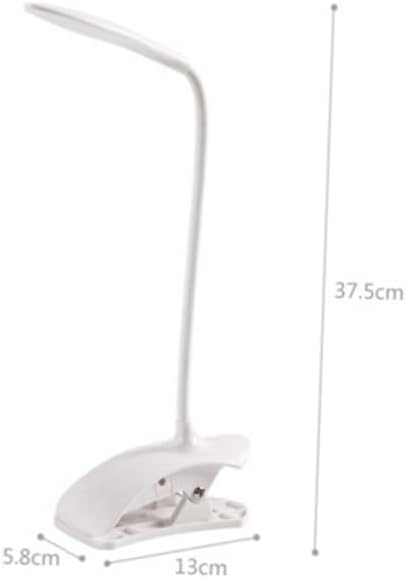 Uonlytech Lámpara para dormitorio, lámpara de escritorio LED para dormitorio, lámpara de escritorio antideslizante, mini lámpara de mesa LED para