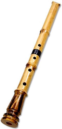 Kocho-ho Marca Shakuhachi (flauta de bambú), 1.6-shaku, borde recto, estilo bambú, 0103 Conjunto de bambú, Tozan wimportación envío