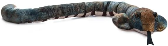 The Petting Zoo Cobra – Peluche de animales de peluche, regalos para niños, animales salvajes del zoológico Onez, juguete de peluche de serpiente de