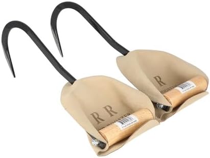 Red Rooster Deluxe – Ganchos para heno con protectores de piel, 12.0in, acero plano
