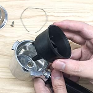 NEOUZA Cesta portafiltro de 2.008 in para Delonghi EC680EC685 Breville 250XL Yabano Coffee Espresso Machine  Doble taza no presurizada, acero