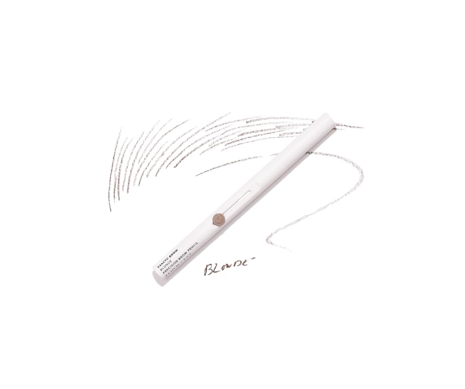 MADLUVV Exacto Lápiz de cejas para cejas impecables, de larga duración, realista con diseño de doble punta con punta de hoja retráctil para detalles