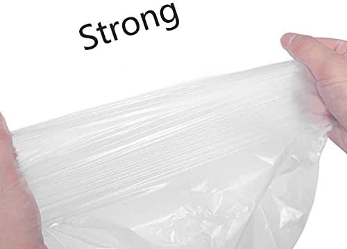 Gereen Bolsa de basura transparente de 8 a 12 galones para bolsas de basura (8-12 galones (100 bolsas))