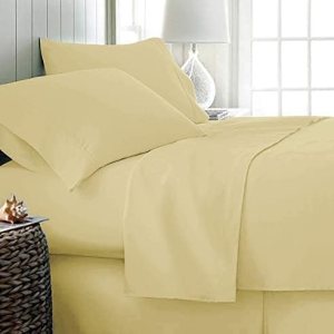 Balsara’s Juego de sábanas de 4 piezas de 800 hilos, 100% algodón egipcio, sábanas de calidad prémium de hotel para colchones de hasta 21 pulgadas Balsara’s Juego de sábanas de 4 piezas de 800 hilos, 100% algodón egipcio, sábanas de calidad prémium de hotel para colchones de hasta 21 pulgadas