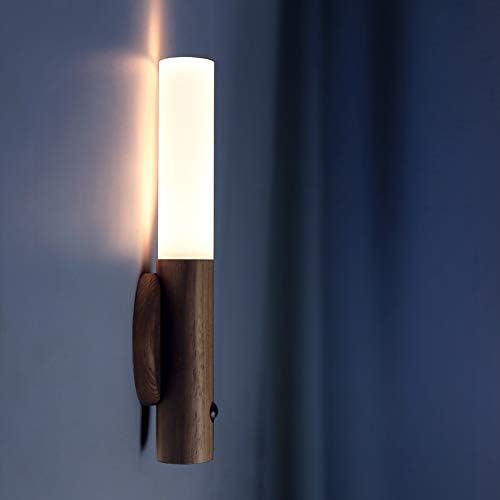 Sensor de cuerpo inteligente con carga USB, luces nocturnas con sensor de movimiento, luces nocturnas, lámpara de inducción de pared para