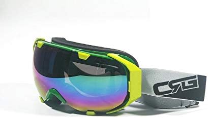 CRG Sports gafas de esquí de doble lente anti niebla gafas de esquí, gafas de nieve, snowboard gafas gris marco adulto CRG105 serie