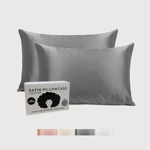 Mend – Funda de almohada de satén para piel y cabello, fundas de almohada súper suaves para un mejor sueño y cabello, tamaño Queen de 30 x 20 Mend – Funda de almohada de satén para piel y cabello, fundas de almohada súper suaves para un mejor sueño y cabello, tamaño Queen de 30 x 20