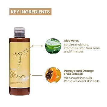 Pulidor purificador de piel Radiance elimina el sebo y las células muertas, ilumina y rejuvenece la piel facial al instante. Producto natural