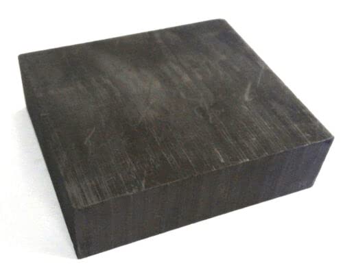 Placa de hoja de bloque de grafito en blanco de grano fino de alta densidad 1 x 3 x 4 – Artículo sin usar, sin abrir y sin dañar