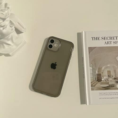 ZTOFERA Funda para iPhone 13 Pro Max 6.7 pulgadas, Transparente Suave Silicona Bumper Protector Retro Color Transparente A Prueba de Golpes Caja Del
