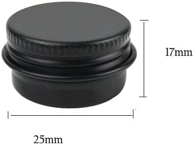 Latas redondas vacías de aluminio de metal de 0.18 oz0.2 fl oz, recipientes sellados para bálsamo labial, cosméticos, velas, salvamento, maquillaje,