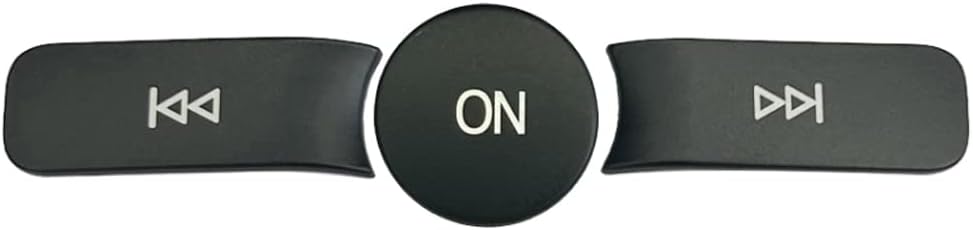 Cubierta negra para botón de volumen de automóvil, compatible con Mercedes Benz A B CLA GLA 2016-2018 (modelo C)