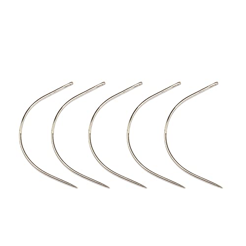 ZLCHE Juego de 102 pinzas para extensiones de cabello, incluye 50 clips de peluca en forma de U, 10 agujas curvas, 10 pines en T, 2 rollos de hilo