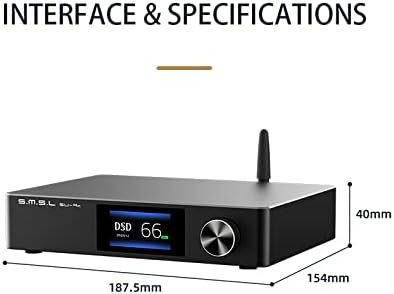 S.M.S.L SU-9n ES9038PRO XMOS XU208 Bluetooth 5.0 SMSL DSD512 RCAXLR LDAC APTXHD Decodificador de audio de alta resolución DAC