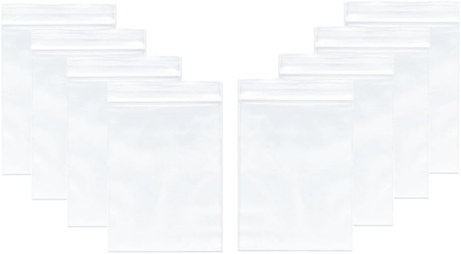 300 bolsas de plástico pequeñas, bolsas con cierre hermético de 2 x 3, bolsas de polietileno transparentes autobloqueantes, bolsas de celofán