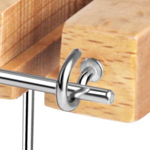 Percha para cinturón para armario, para evitar caídas y soporte de pared para cinturón de madera, sostiene 23 cinturones, soporte para cinturón para