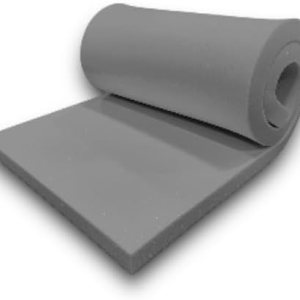 Cojín de espuma de goma de carbón certificado CertiPUR-US (24 x 72 pulgadas) (reemplazo de asiento, sábana de tapicería, acolchado de espuma, hoja Cojín de espuma de goma de carbón certificado CertiPUR-US (24 x 72 pulgadas) (reemplazo de asiento, sábana de tapicería, acolchado de espuma, hoja