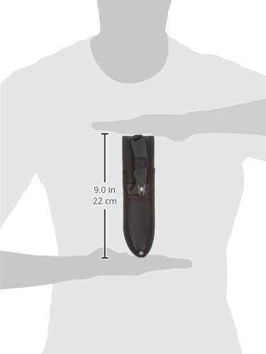 BladesUSA Perfect Point – Cuchillos para lanzar  Juego de 3  Cuchillas y asas de acero inoxidable negro con diseño de araña, funda de nailon,