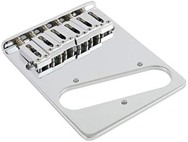 Allparts TB-0030-010 Chrome 6 Sillín Gotoh Puente para Telecaster